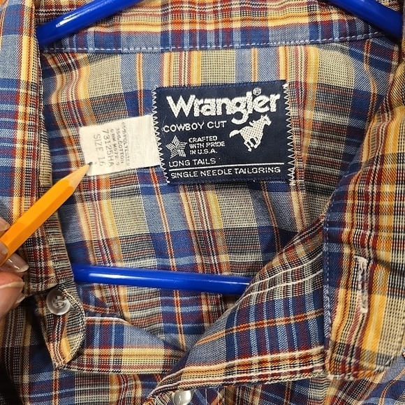 Wrangler X-Long Tails Shirt Plaid - Picture 3 of 6
